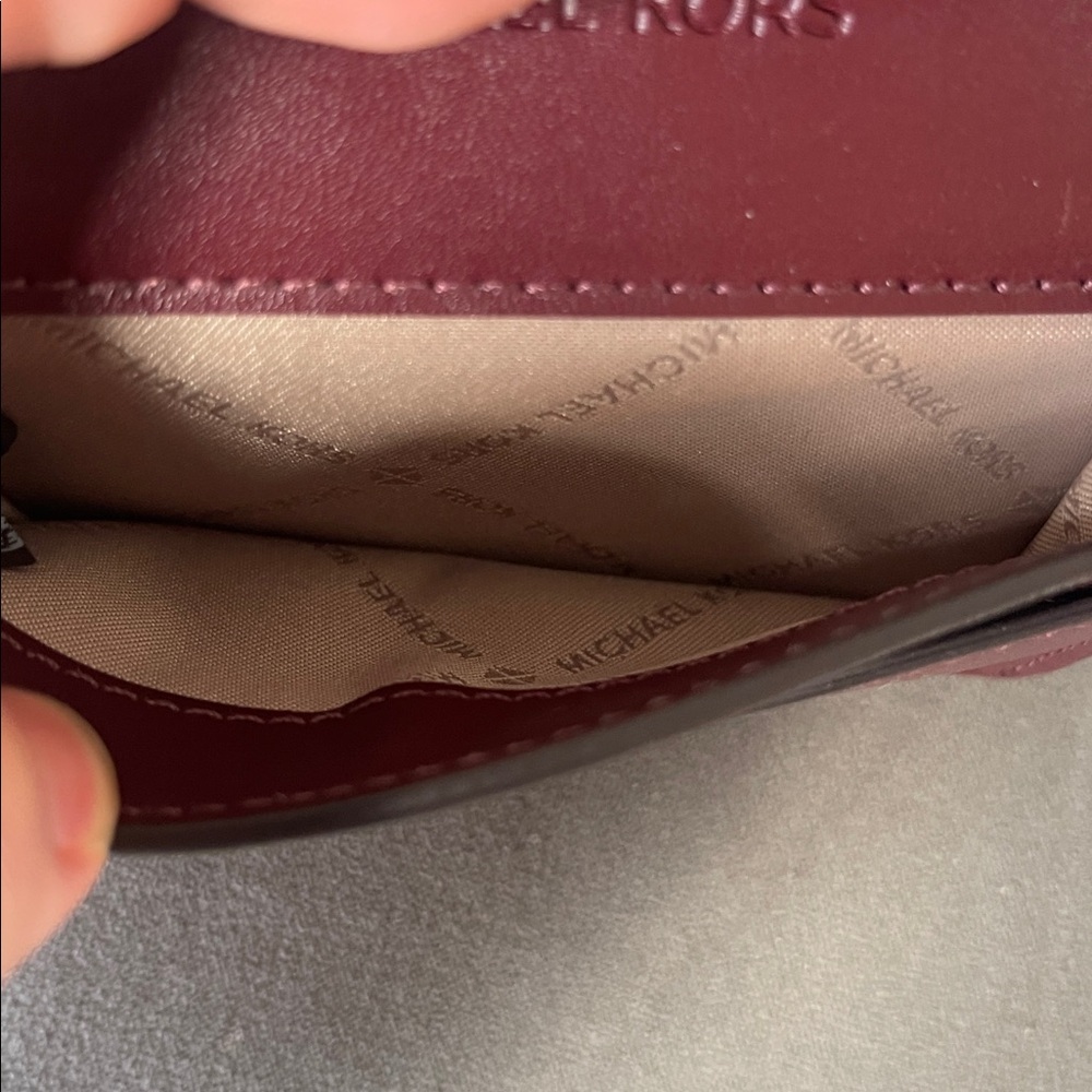 Michael Kors Signature Brown Card Holder - Picture 5 of 5